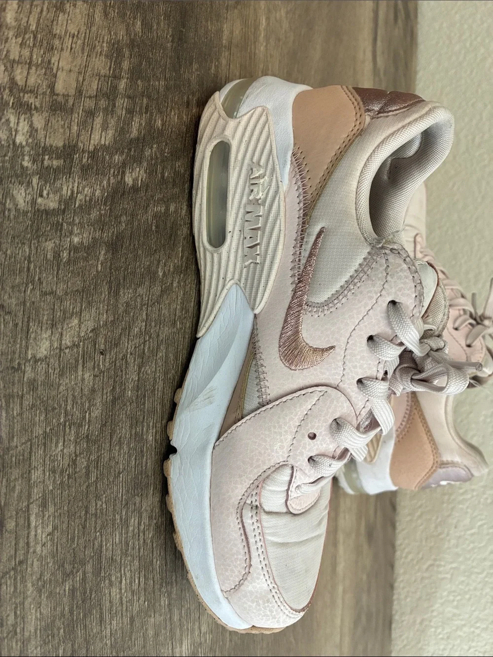 Nike Women’s Blush and Beige Air Max Low-Top Sneakers